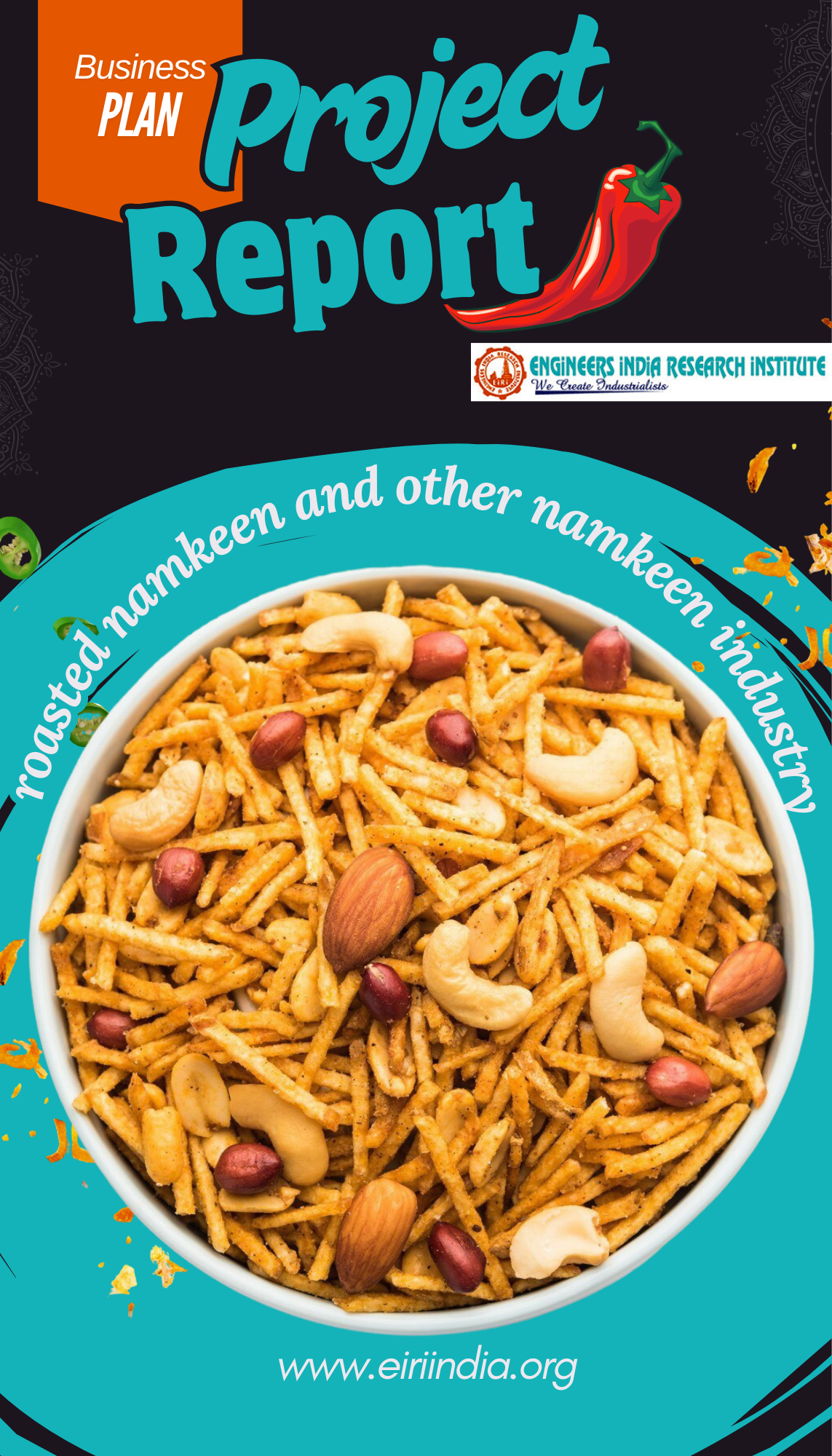 Detailed Project Report on roasted namkeen and other namkeen industry (8 MT/Day)